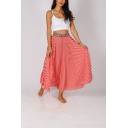 ÇİZGİLİ PİLİSE ETEK BOHO LOVES ELİF MISIRLI